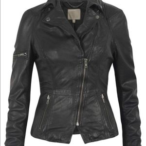 Muubaa Lyra black leather jacket